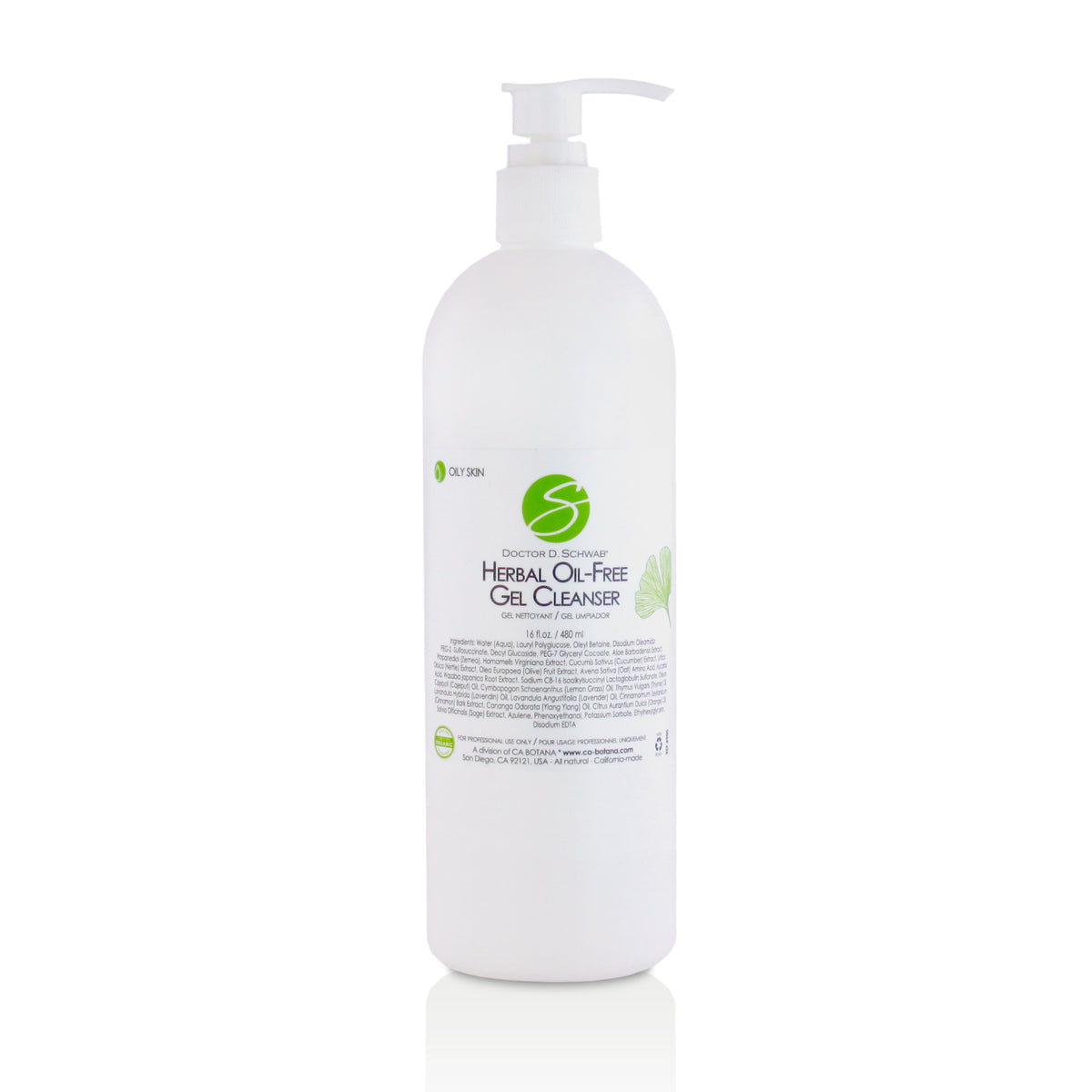 Herbal Oil-Free Gel Cleanser- backbar – CA BOTANA INTERNATIONAL INC.